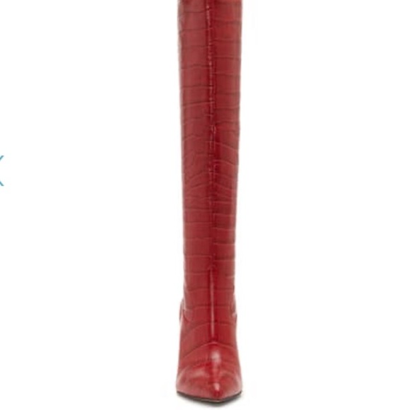 Vince Camuto kervana Croc Knee High Boot Bullseye - Picture 4 of 16